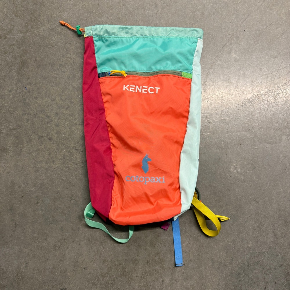 Cotopaxi Luzon 18L Del Dia Backpack Multicolor Colorblock Daypack Kenect Logo